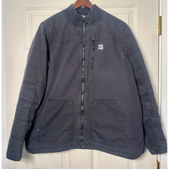 Alaskan Hard Gear Duluth Trading Co Thermore Insulated XL Bomber Jacket Black